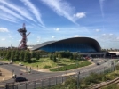 Olimpovci razvili zastavu na London Aquatic Centre