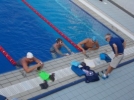 Olimpovci na treningu plivačke reprezentacije Sjedinjenih Država
